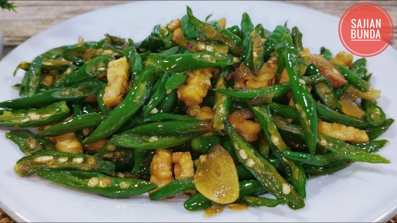 Pedesnya Nagih!... Oseng Lombok Ijo Tempe Khas Gunung Kidul