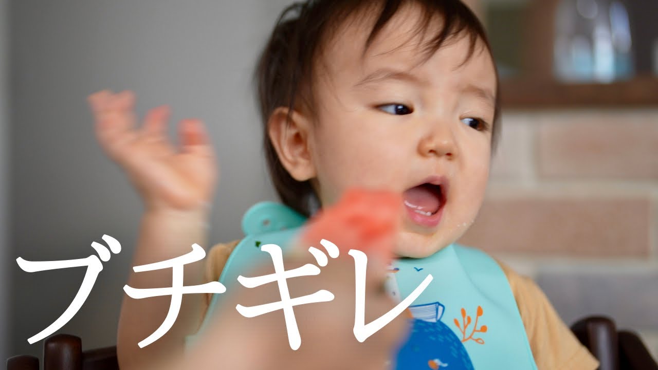 【離乳食】人生初めてスイカを食べさせてみたら態度が急変してとんでもないことに！