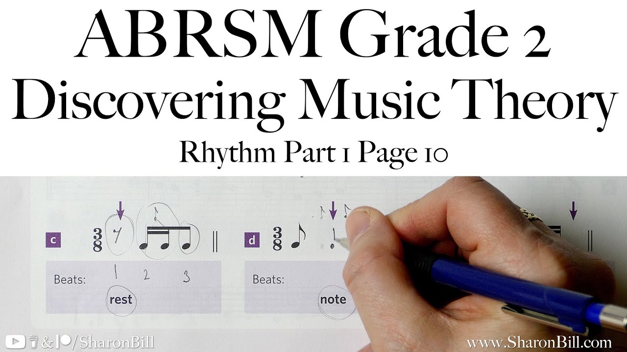 ABRSM &laquo;Открытие музыкальной теории, 2 класс, ритм&raquo; (часть 1), страница 10 с Шэрон Билл