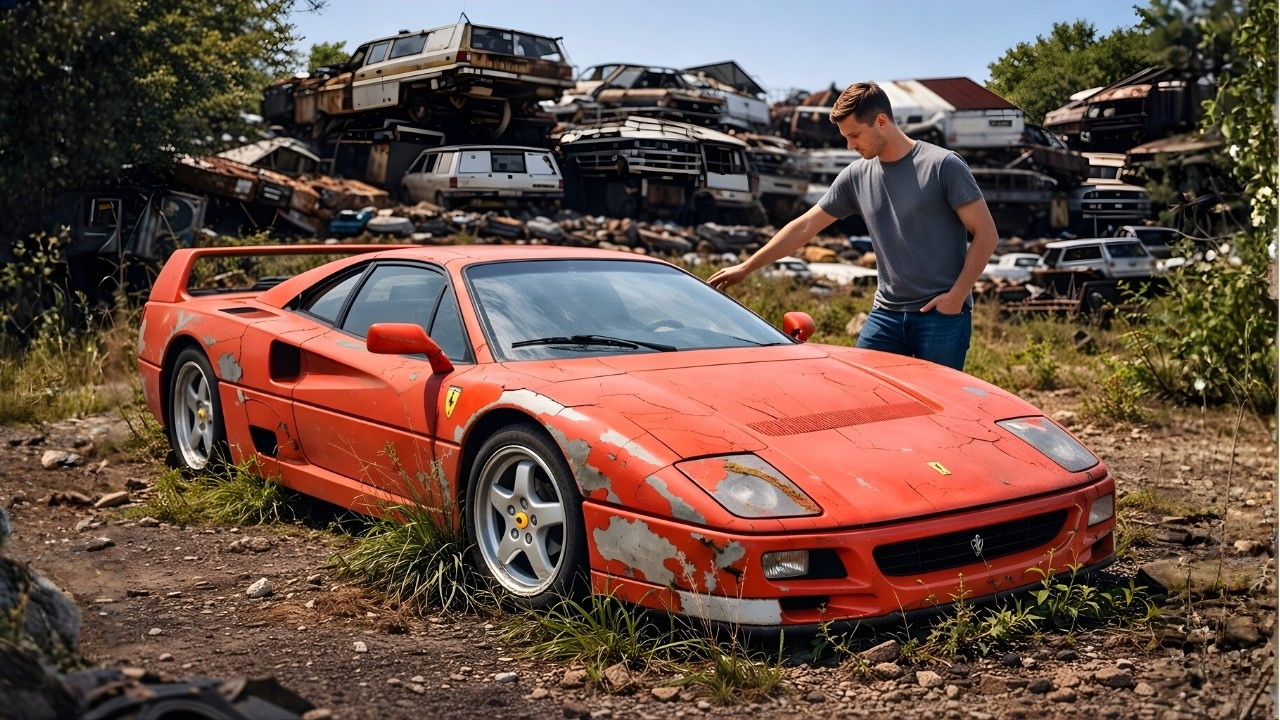 ASMR Car Restoration | Ferrari F40 1989 Full Rebuild From Abandoned Condition to Perfect
