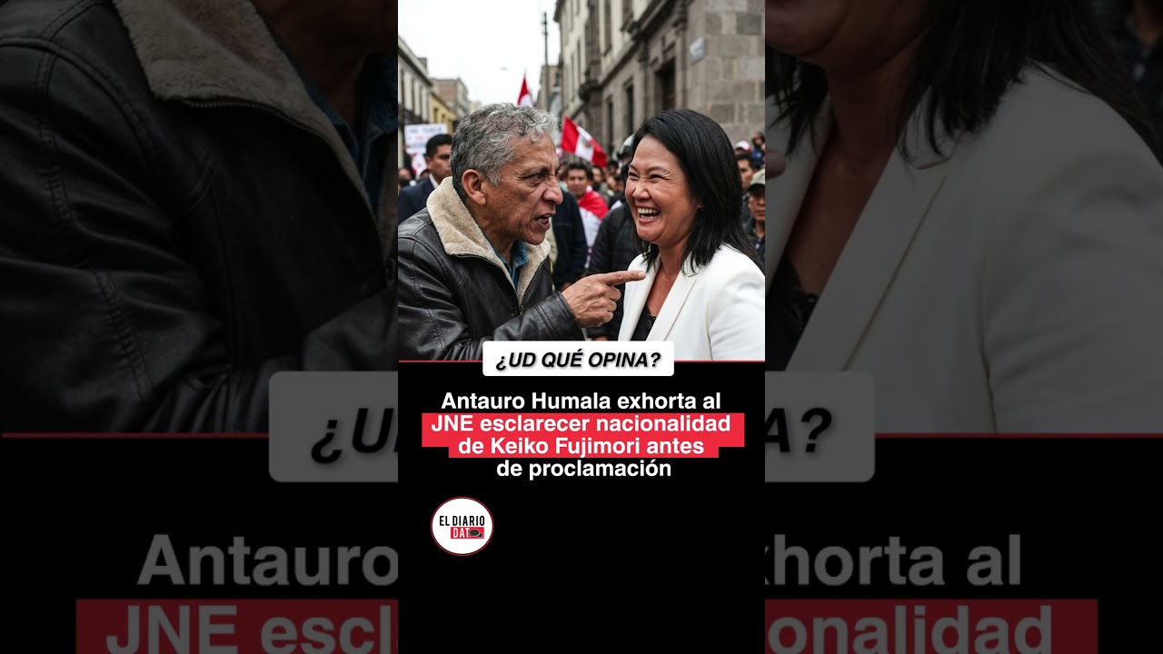 Antauro Humala respalda protestas y llama al JNE a esclarecer nacionalidad de Keiko Fujimori