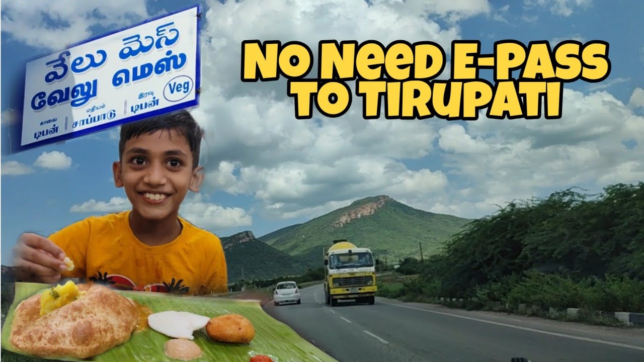 Need E Pass to Tirupati? Chennai to Tirupati Road Trip in Tamil | Jolly Trip