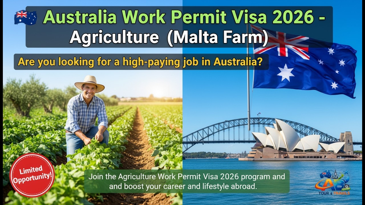 Work Permit Visa Australia 2026 – Limited Offer! Apply Now...