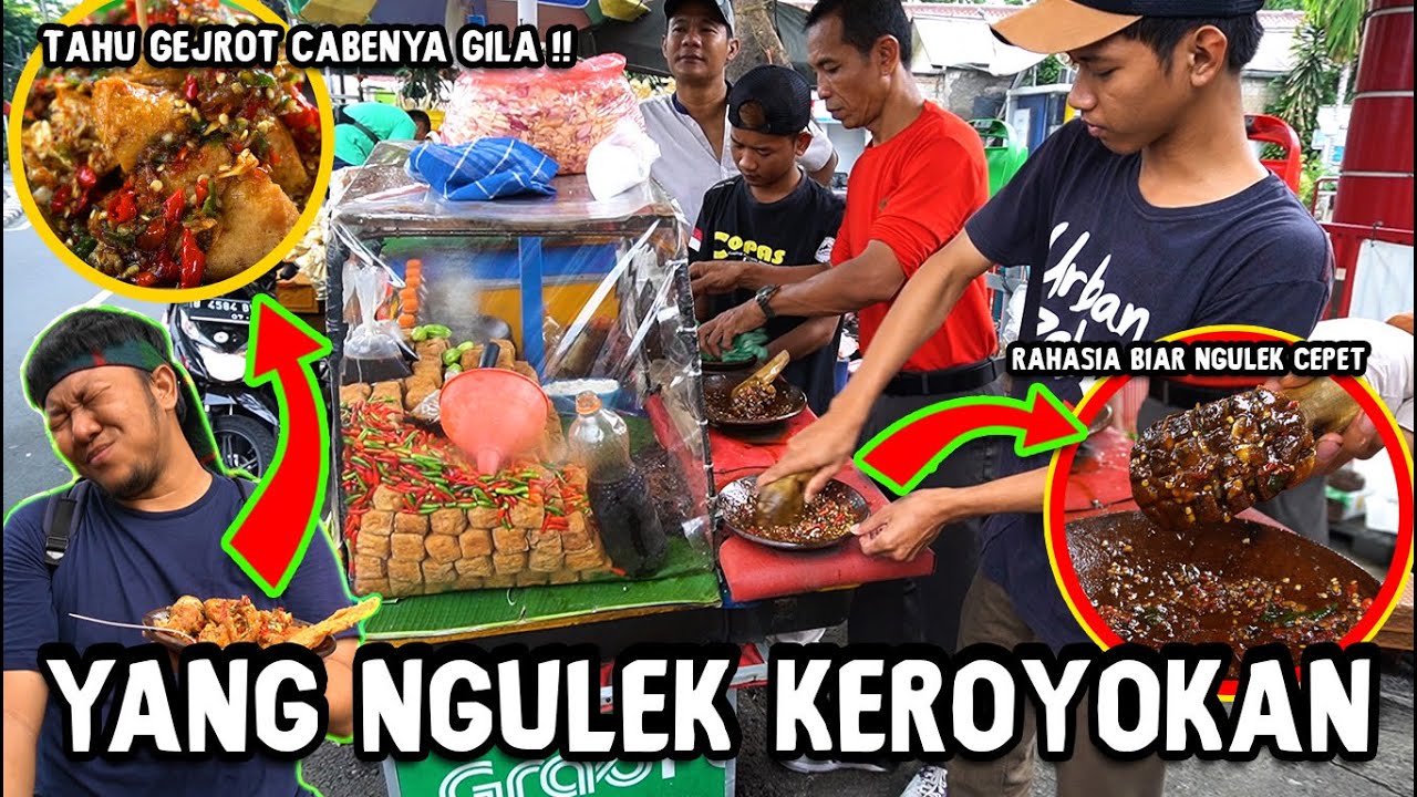 SAMPE KLOJOTAN !! TAHU GEJROT BANG JACK !! Ribuan TAHU dan CABE LUDES dalam sehari