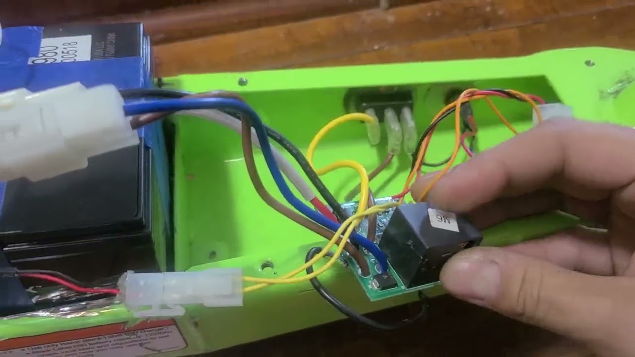 Razor E90 12v to 24v with kickstart bypass.