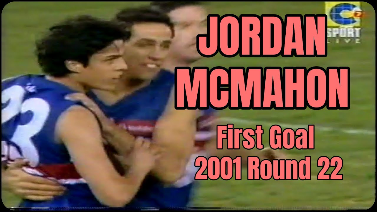 First Goal | Jordan McMahon | 2001 Round 22 | Western Bulldogs vs Melbourne Demons
