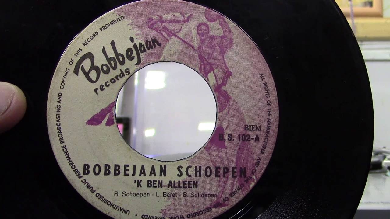 45 toeren: Bobbejaan Schoepen: 'k ben alleen.