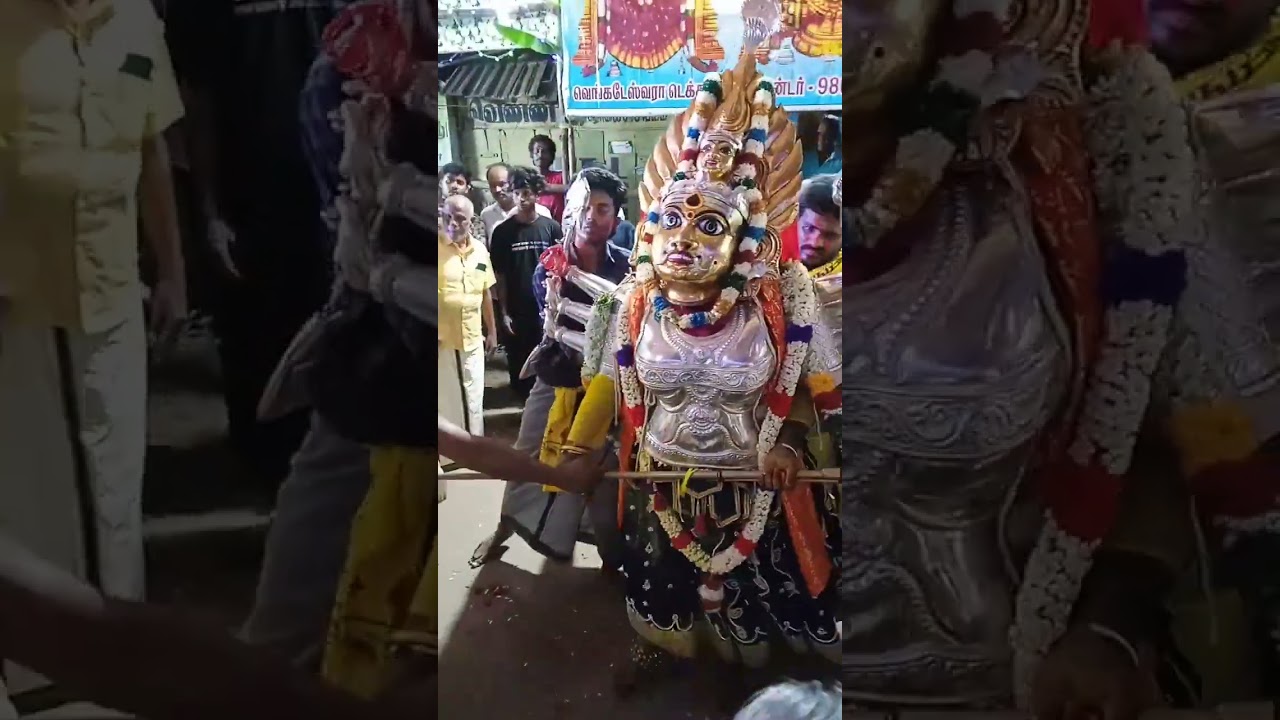 Thanjavur Ayyankadai Street #Kaliyattam|தஞ்சை கோட்டை காளியின் திருநடனம் 2024 Part-4|