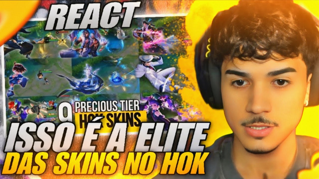 AS 9 SKINS PRECIOSAS do HONOR OF KINGS s&atilde;o de OUTRO N&Iacute;VEL! Reagi TUDO!