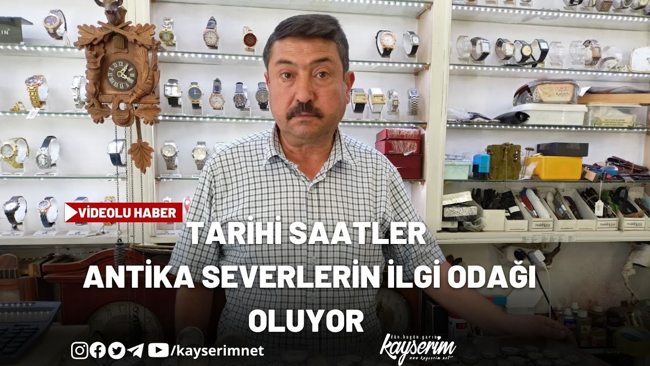 Tarihi saatler antika severlerin ilgi odağı oluyor