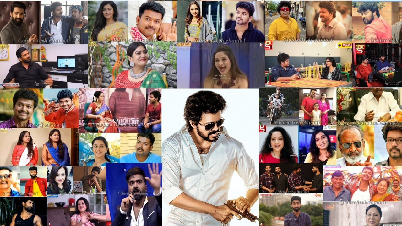 Celebrities About thalapathy Vijay part 3 Birthday Special video