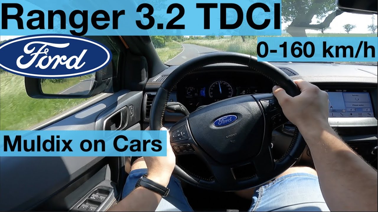 Ford Ranger 3.2 TDCI (147 kW) POV Test Drive + Acceleration 0-160 km/h