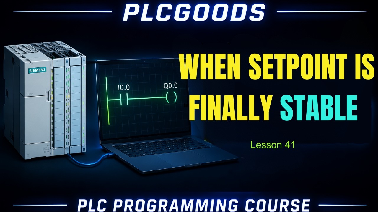 TIA Portal PLC Tutorial | PID Controllers with S7-1200 – PI & PID Implementation | L 41
