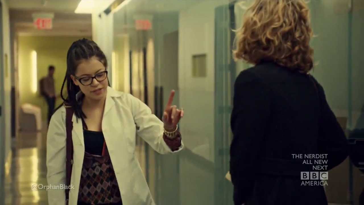 Orphan Black 1x05 - Cosima & Delphine first met (1)