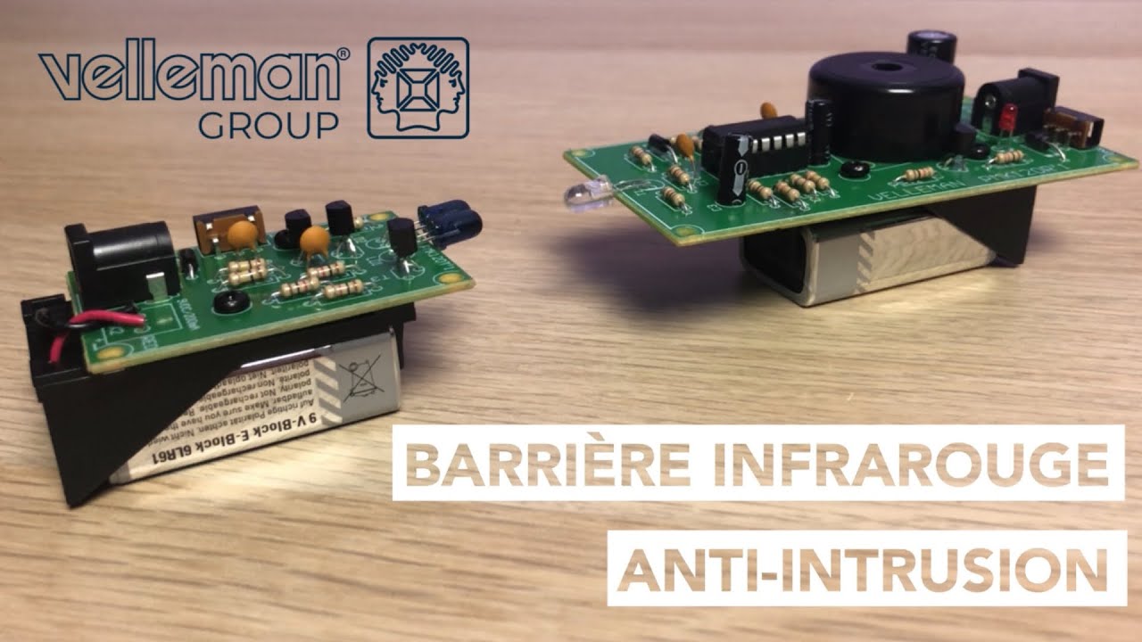 Barrière Infrarouge Anti-intrusion Velleman - Projet #5 ⚡️