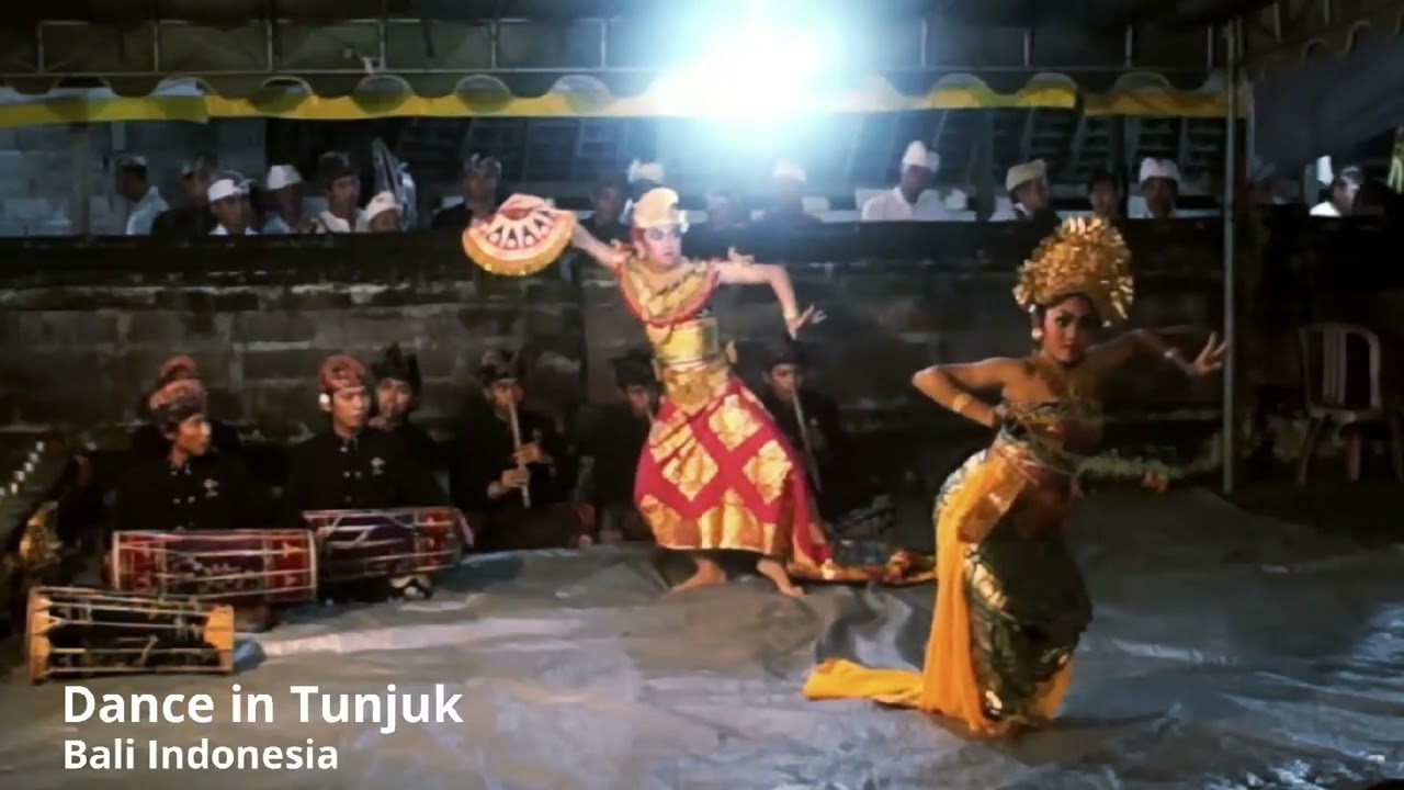 Bali dance in Tunjuk village, Tabanan Bali Indonesia. 