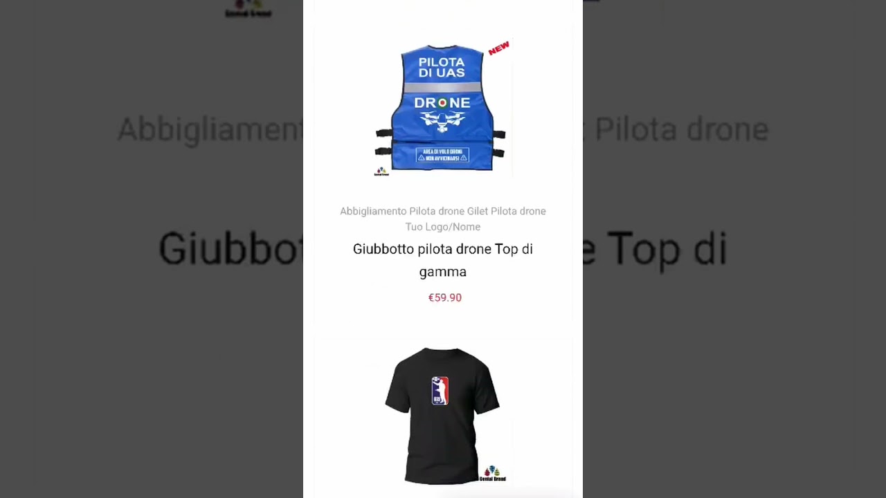 Abbigliamento alta visibilit&agrave; Pilota Drone