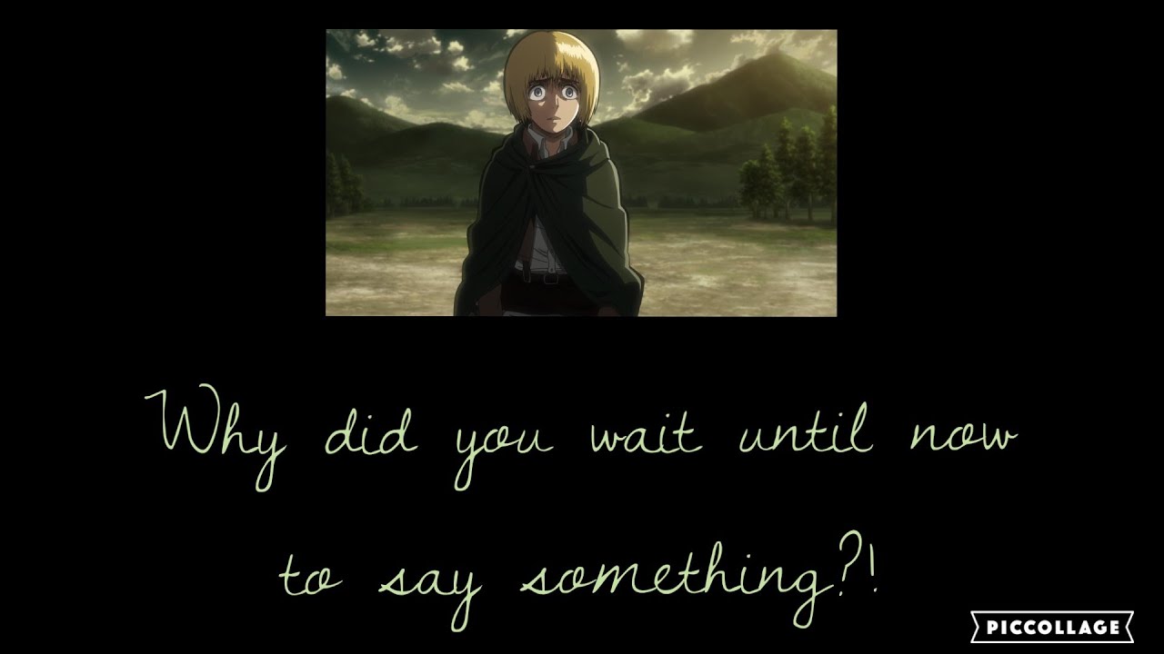 Self Sacrifice | ASMR | Armin Arlert x Colorblind! Listener