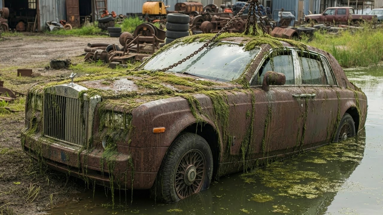 Asmr Car Restoration! Full Restoration of a Rolls-Royce Phantom from Total Disrepair to Looking New