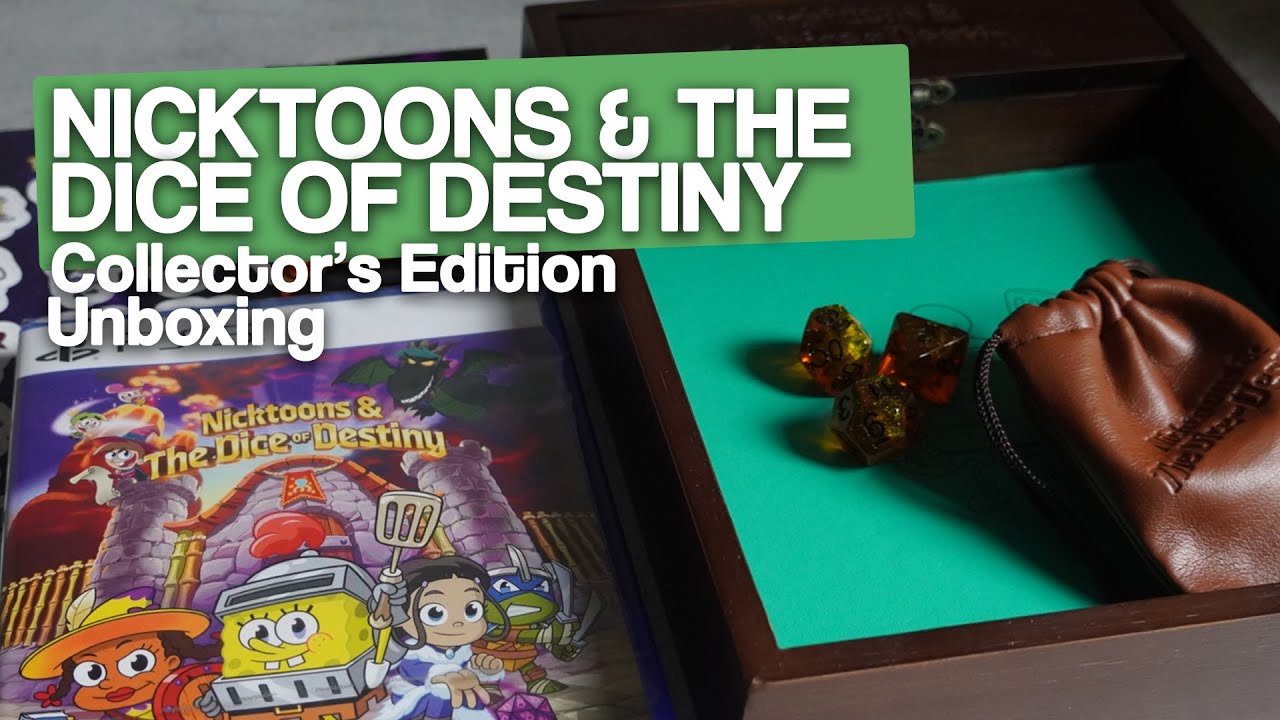 Nicktoons & the Dice of Destiny: Collector's Edition unboxing