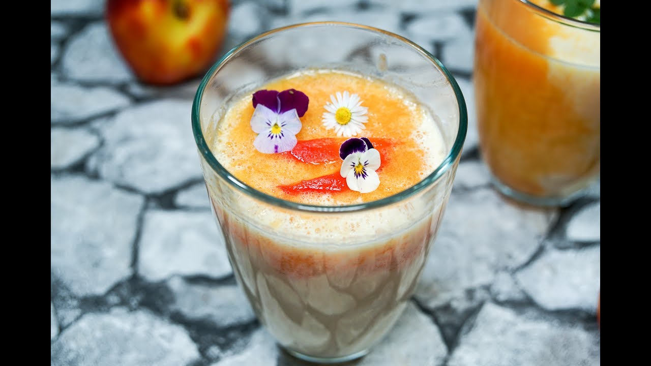 Nektarinen Buttermilch Kaltschale - Rezept und Anleitung - Natürlich Lecker