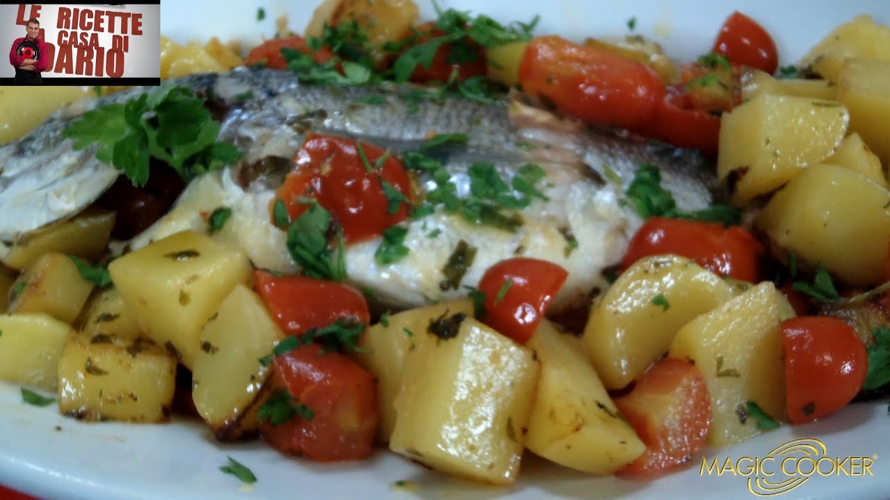 Le Orate con patate e pomodorini preparate da Dario con Magic Cooker 283