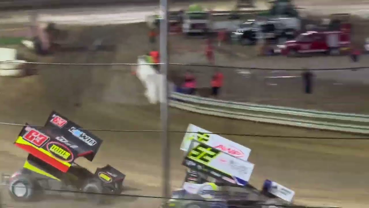 Australian Sprintcar Title B-Main Murray Bridge Speedway Night 2 1/02/2025