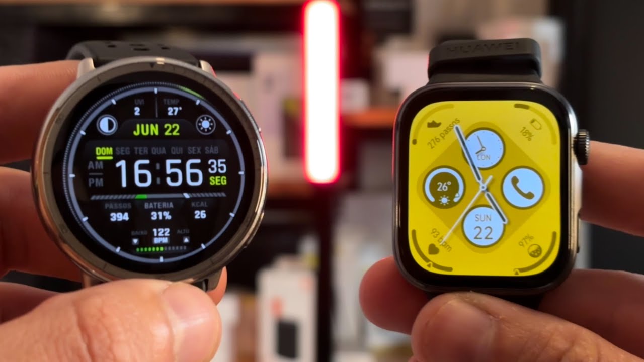 Será que o Huawei Fit 4 supera o Amazfit Active 2? Descubra! Analise e Comparativo