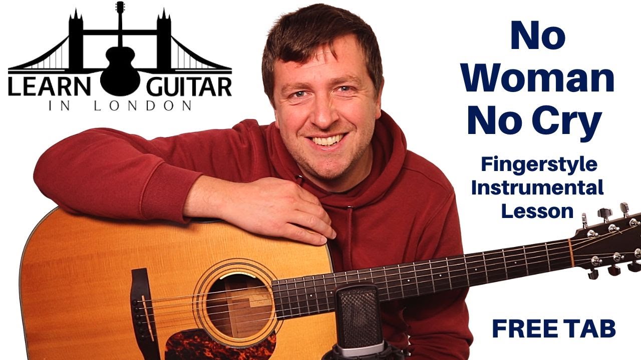 No Woman No Cry - Fingerstyle Guitar Lesson - Bob Marley - Drue James