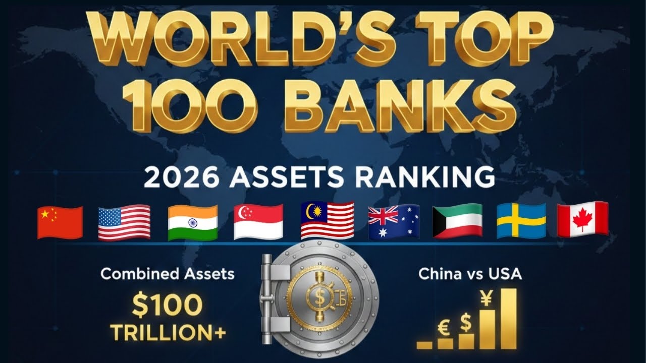 Top 100 Largest Banks in the World by Assets 2026 | Global Banking Ranking