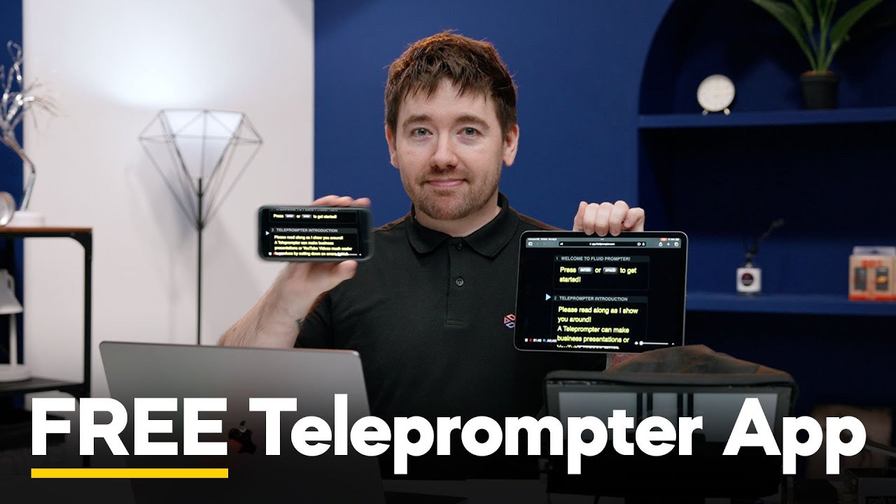 You should try this FREE Teleprompter App