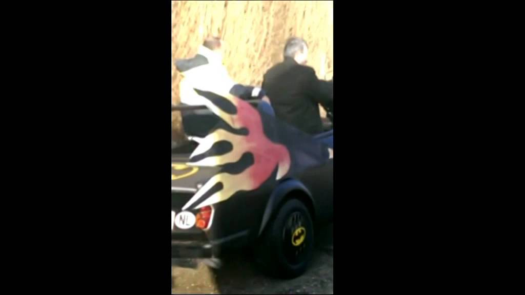 Ton Peeters in de Batmobile