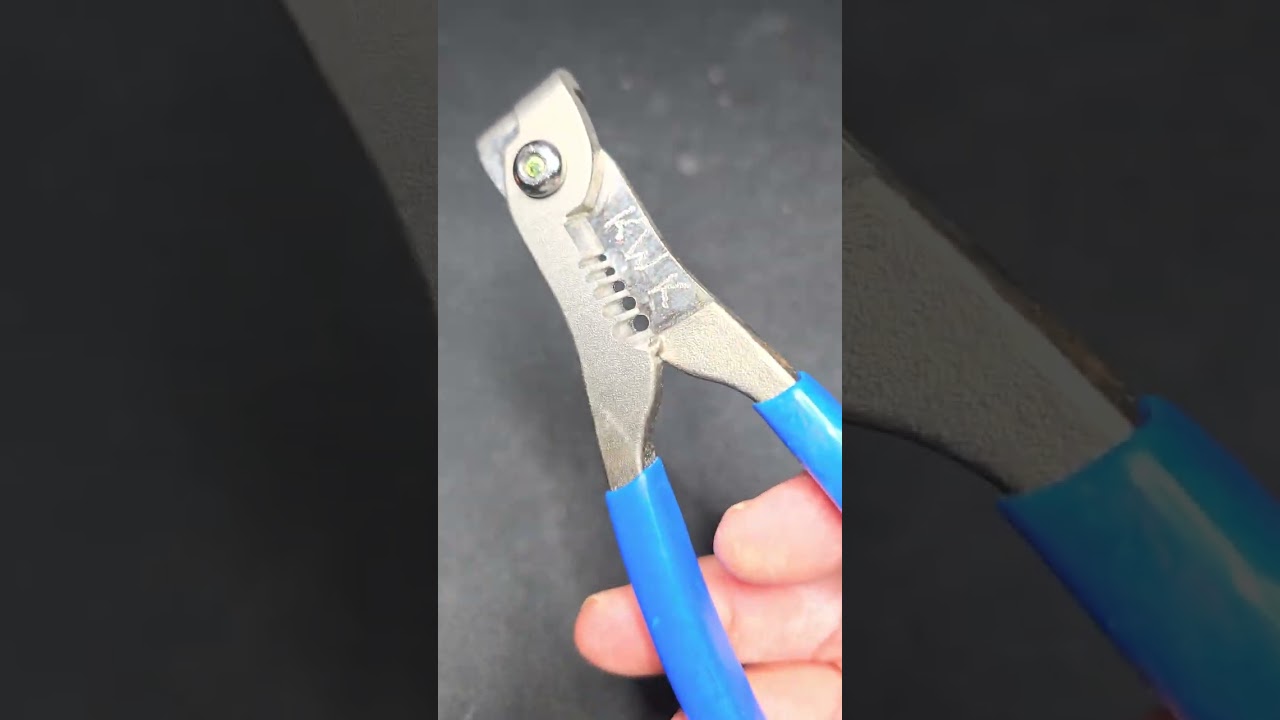 Wire Crimpers I Use Daily for Operational Maintenance.  Both Straight and 90 Degree Angle.