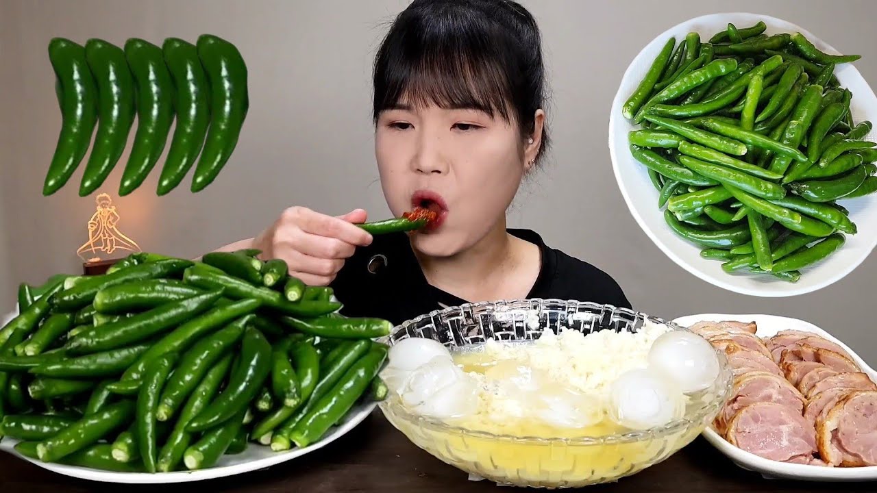 Пичный перец. Duck Meat. mukbang.