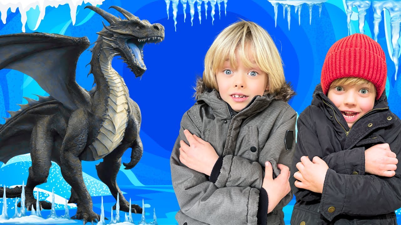 The Hunt for the Ice Dragon | Dragon Videos with Sky and Finn