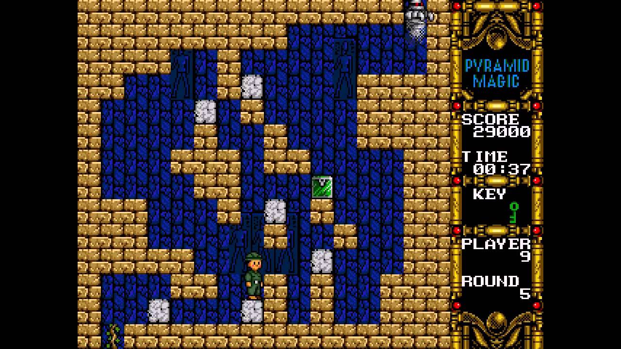 Pyramid Magic II ... (Sega Genesis) 60fps Gameplay