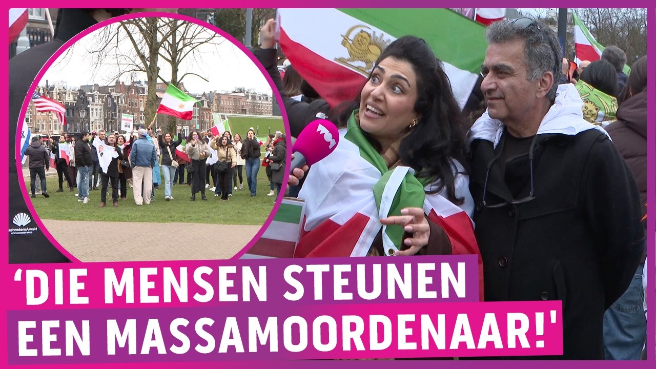 Veel ME op de been voor Iran-demo’s: ‘Trump p*dofiel!'