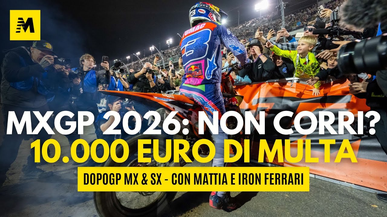 DopoGP MX & SX: Tomac conquista Daytona! 10.000 euro di multa se non corri in MXGP