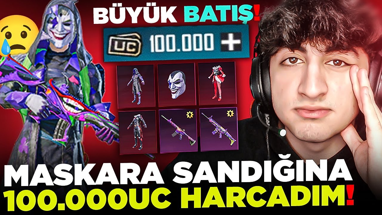 MASKARA SANDIĞINA 100.000 UC HARCADIM! ( BÜYÜK BATTIK! 😥 ) - PUBG Mobile