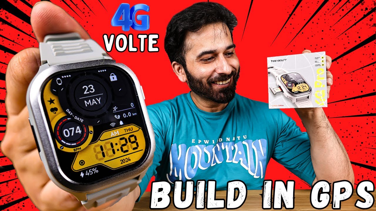 4G VOLTE Calling Smartwatch | Fire-Boltt 4G Pro Unboxing and First Impressions | Born Creator