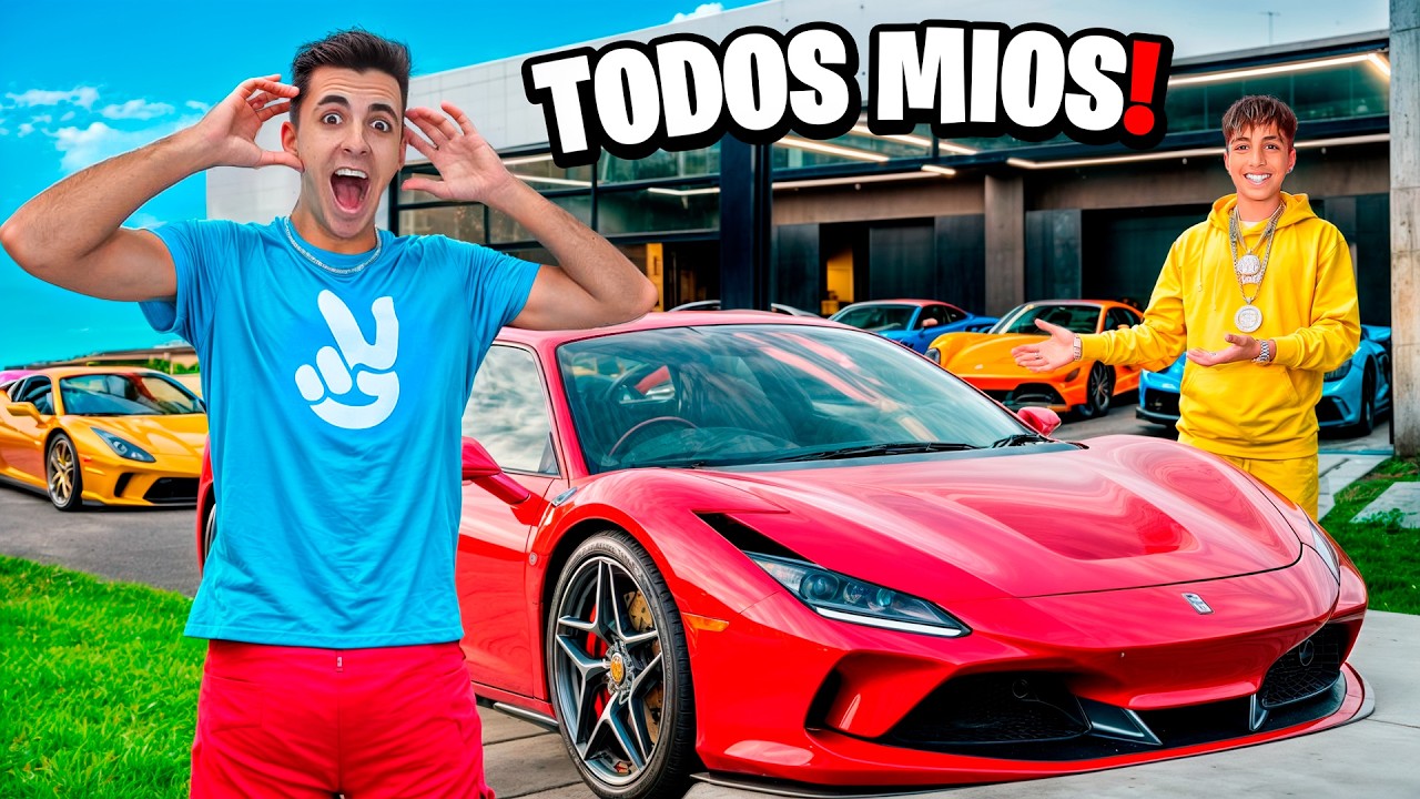 SI GANO ME QUEDO TODOS LOS COCHES DE IKER! *valen mucho dinero* GTA 5 Online
