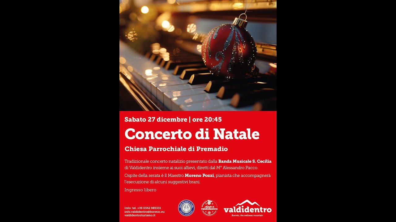 Concerto di Natale 2025 - Chiesa Parrocchiale di Premadio - Valdidentro
