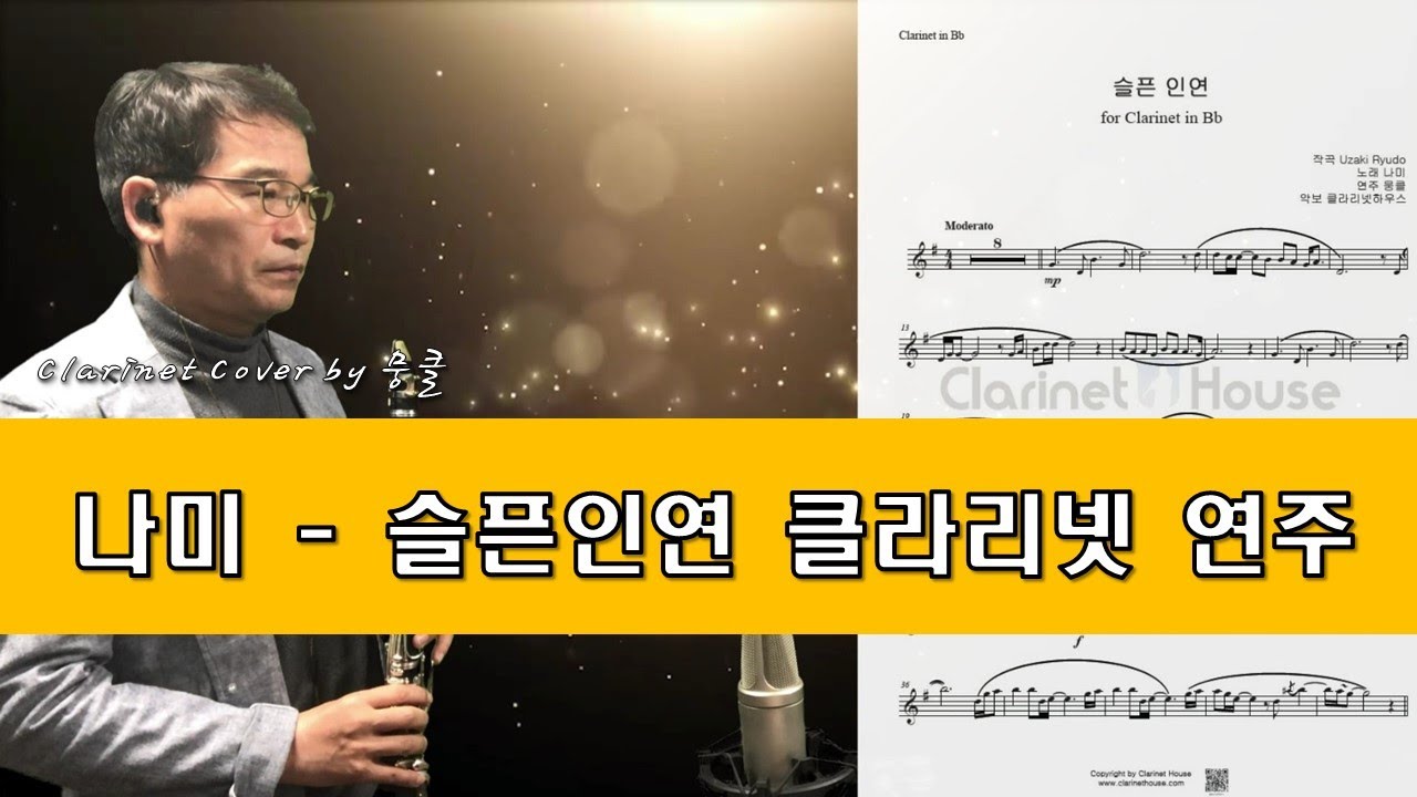 나미 슬픈인연 클라리넷 커버연주 (Clarinet Cover by 뭉클)