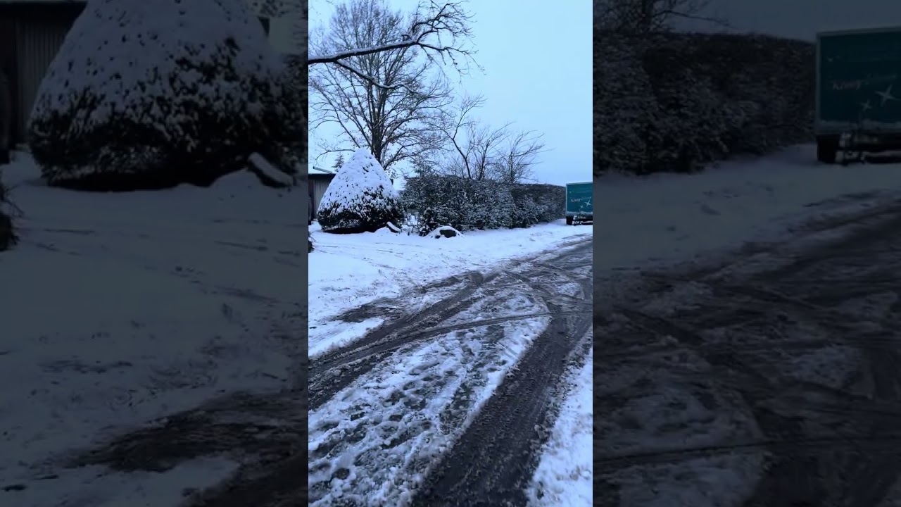 Снег в Германии дважды за зиму🙆‍♀️