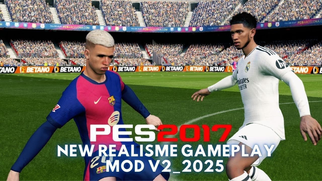 PES 2017 NEW REALISME GAMEPLAY MOD V2_2025 BY EsLaM