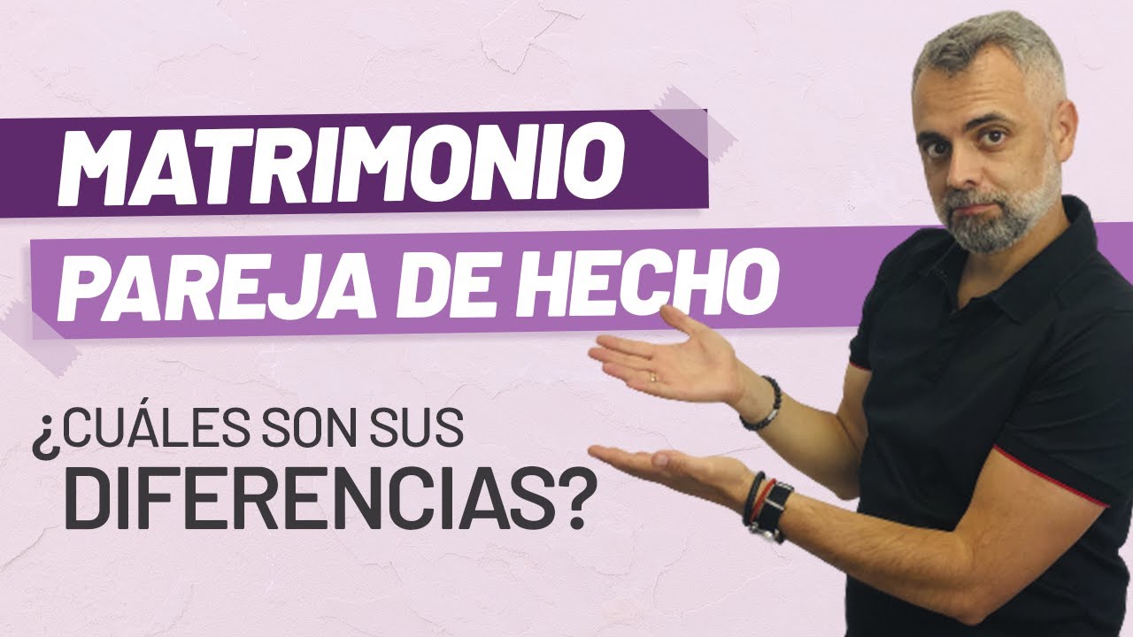 💍👰🏻‍♀️ Matrimonio y Pareja de Hecho 👩‍❤️‍👨