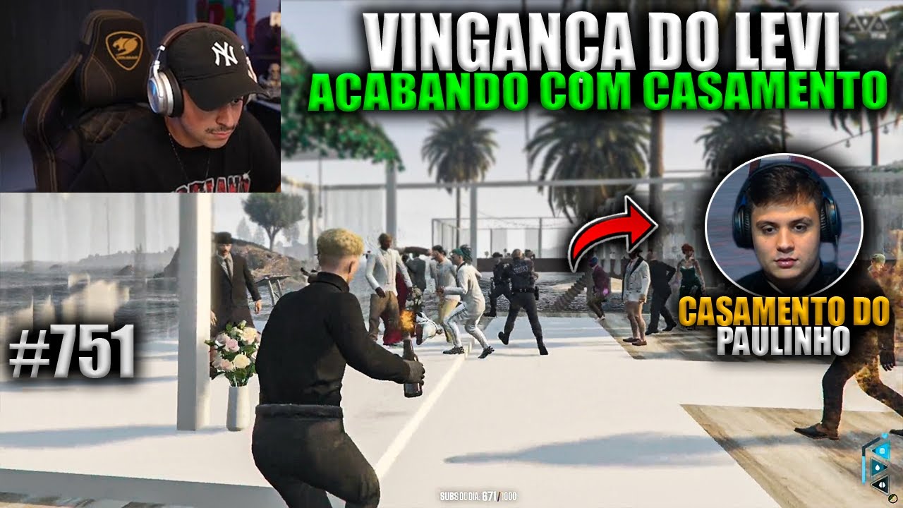 LEVI ACABANDO COM CASAMENTO DO PAULINHO! EP 751