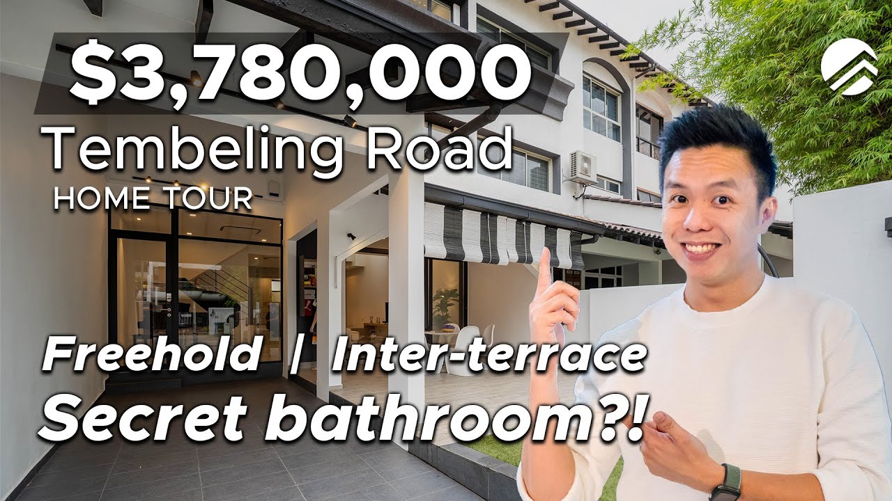 Freehold Inter-Terrace with Secret Bathroom? | Tembeling Road Home Tour | D15 | $3.78M (Melvin Lim)