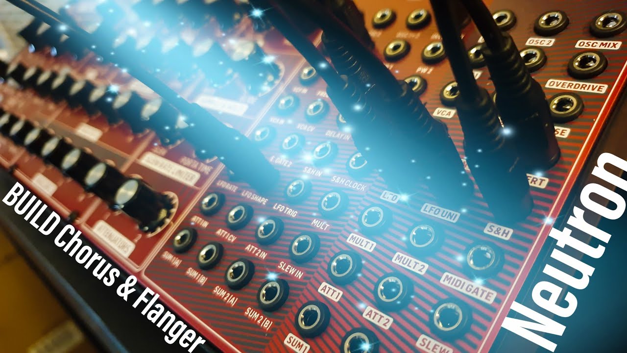 Behringer Neutron tutorial (create chorus , flanger effects, learn to love the delay)