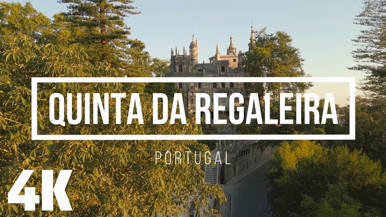 Magical place in Portugal - Quinta da Regaleira in Sintra - Virtual Walking Tour 4K with Captions